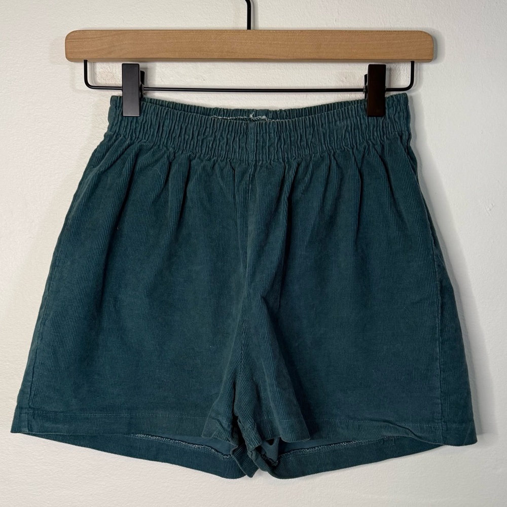 NEW Urban Renewal Teal Corduroy Shorts